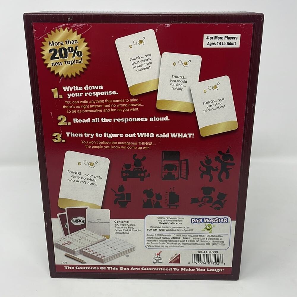 NIB The Game of Things card game - Picture 4 of 6
